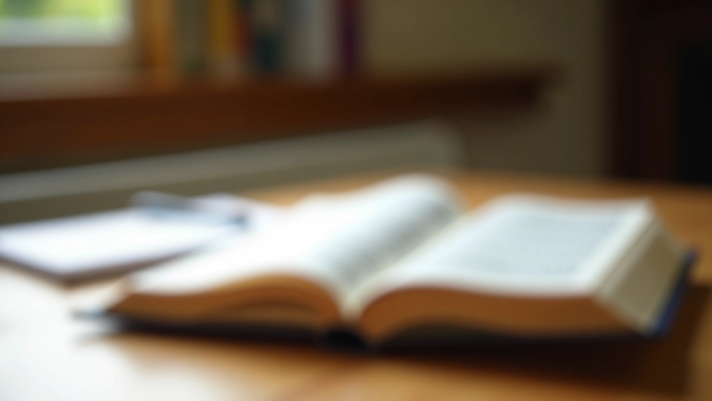 Woordenboek en schrijftips op een bureau voor academisch Engels