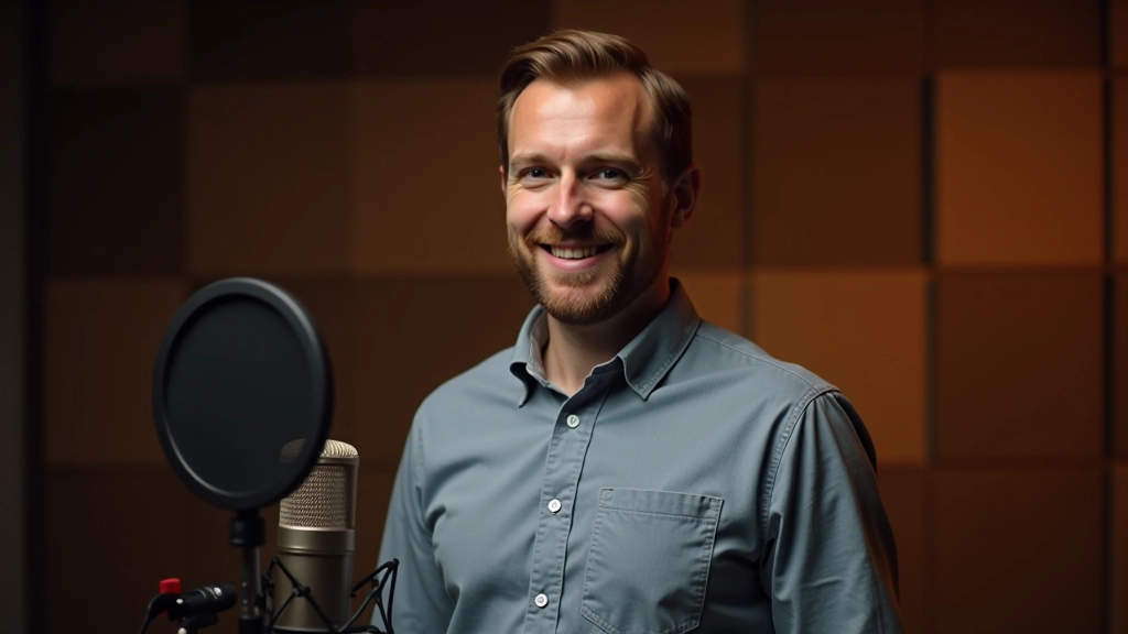 Microfoon in een professionele studioomgeving, gericht op uitspraaktraining