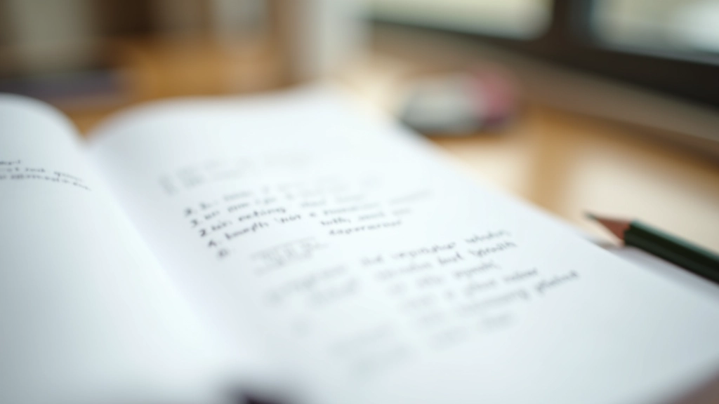 Student aan het schrijven van Engels zinnen in een notitieboekje