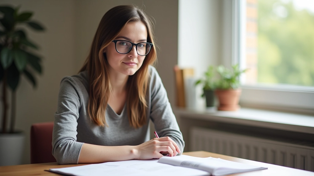 Werkbladen en notitieblokken met academische schrijftaken